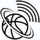 JRS直播网站Logo - 橙色篮球与足球组合图标